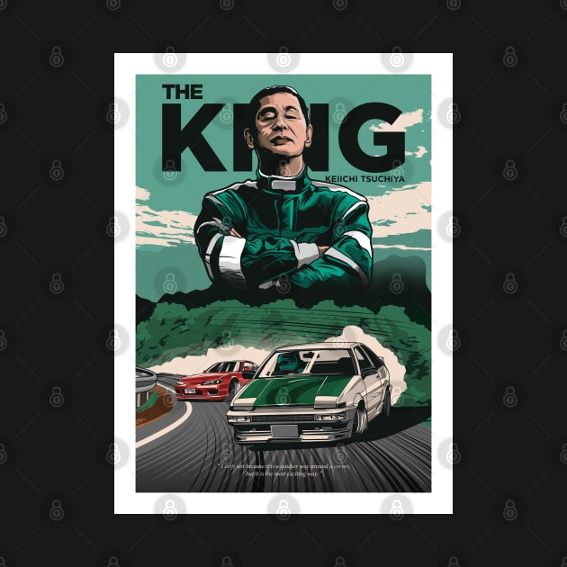 Drift King - Keiichi Tsuchiya by rizadeli