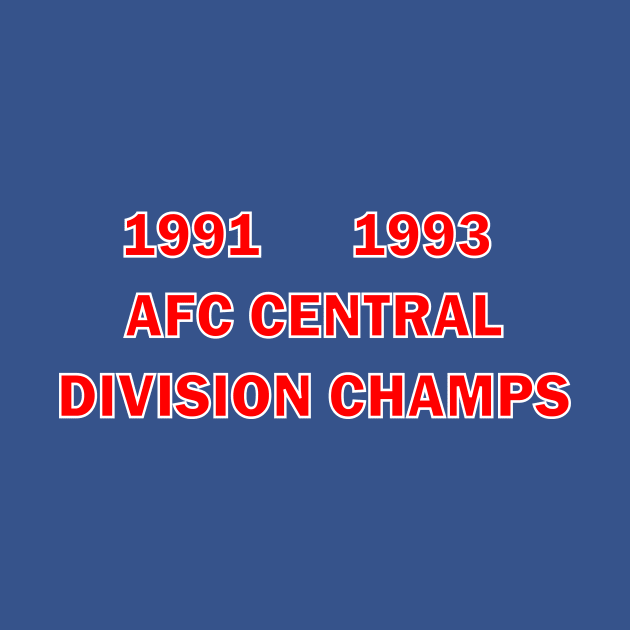 Houston Oilers 1991 1993 AFC Central Division Champs by Retro Sports