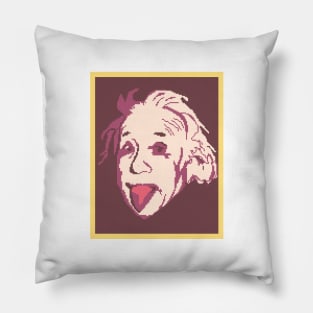 Albert Einstein Pixelart Pillow