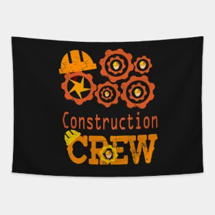 Construction Crew Tapestry