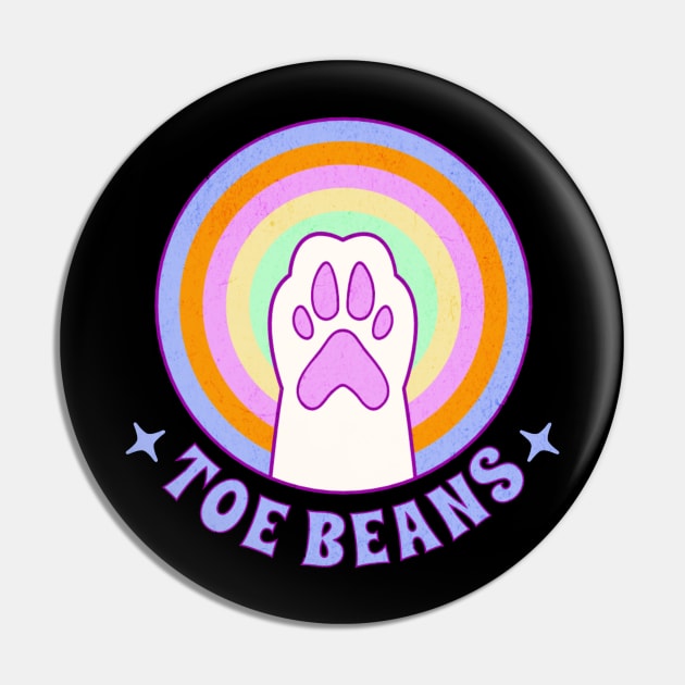 Toe Beans Cat Pin by SamCreations