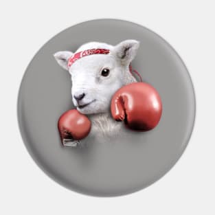 BOXING LAMB Pin