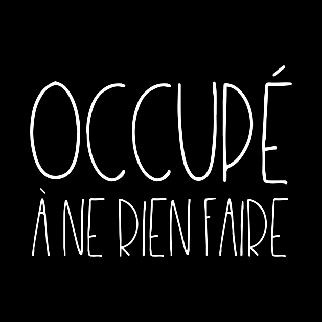 Occupé à ne rien faire by LemonBox