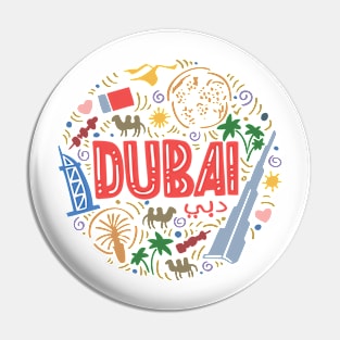 Dubai City Pin