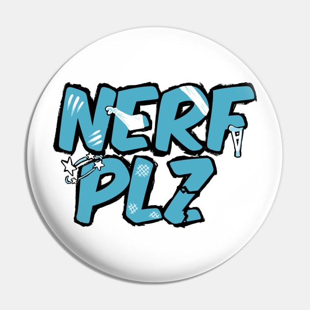 NERF PLZ Pin by caravantshirts