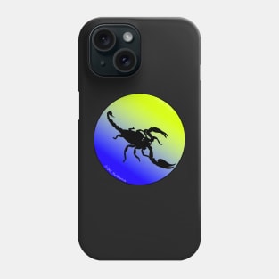 Scorpion Blue/Yellow Gradient Phone Case