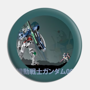 Exia vs 0 Gundam Pin