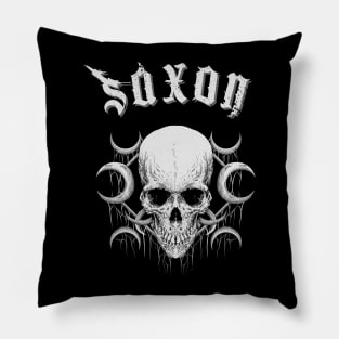 saxon the darkness Pillow