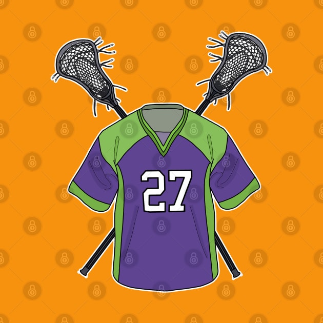 Lacrosse Team Jersey Stick by DiegoCarvalho