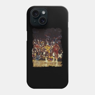 Julius Erving vs Magic Johnson, 1983 Phone Case