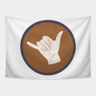 Hang Loose Shaka Tapestry