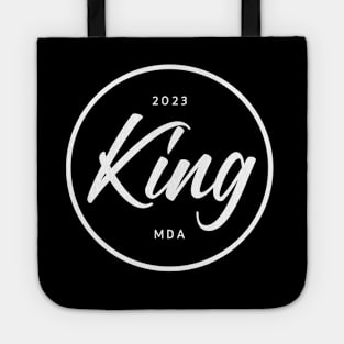 King Typography Vintage Retro Design Art Tote