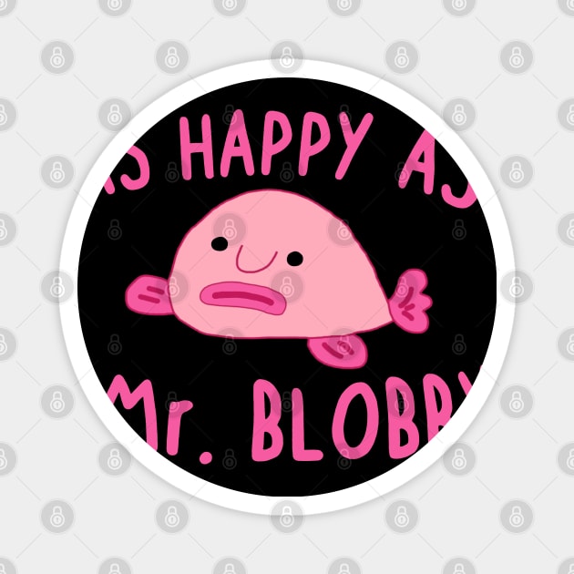 Blobfish Blob Face Sea Animal Pink Gift Idea - Blobfish - Magnet