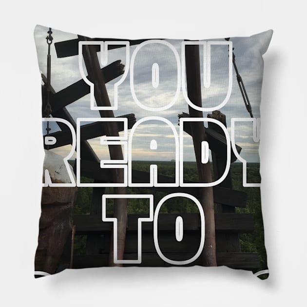 Are you ready to Disco with the Yeti? Pillow by Tomorrowland Arcade