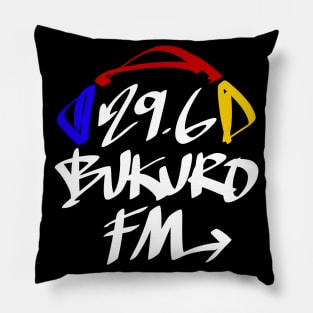 29.6 Bukuro FM Logo 1 Pillow