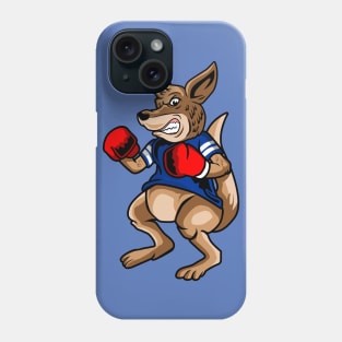 Cartoon Kangaroo Boxer Phone Case