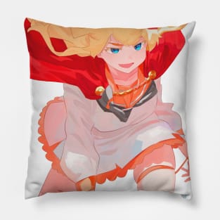 Weird Hair Girl Pillow