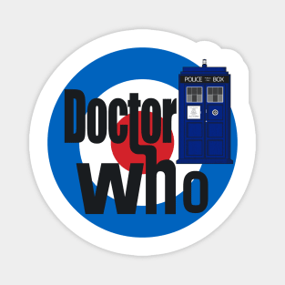 Doctor Who! (White) Magnet