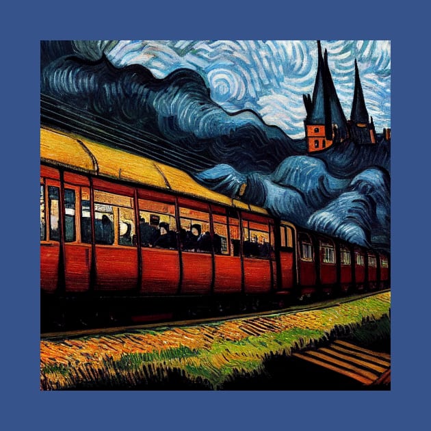 Starry Night Wizarding Express Train by Grassroots Green