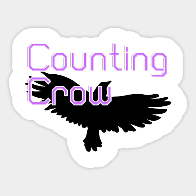 Counting Crow Counting Crow Sticker Teepublic
