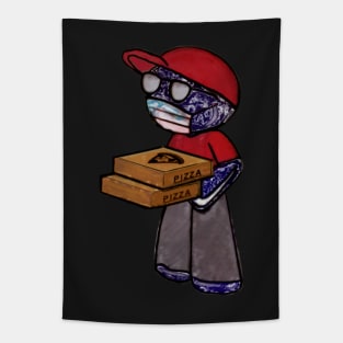 Pizza dude Tapestry