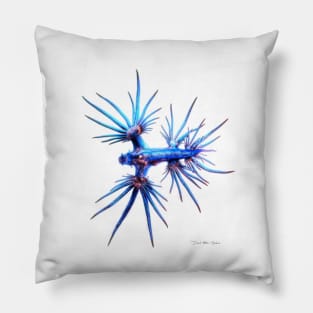 Blue Dragon Pillow