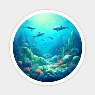 Low Poly Sea Bottom Magnet