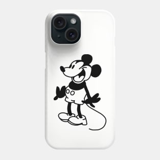 Funny Mouse in Steamboat Willie 1928 Phone Case