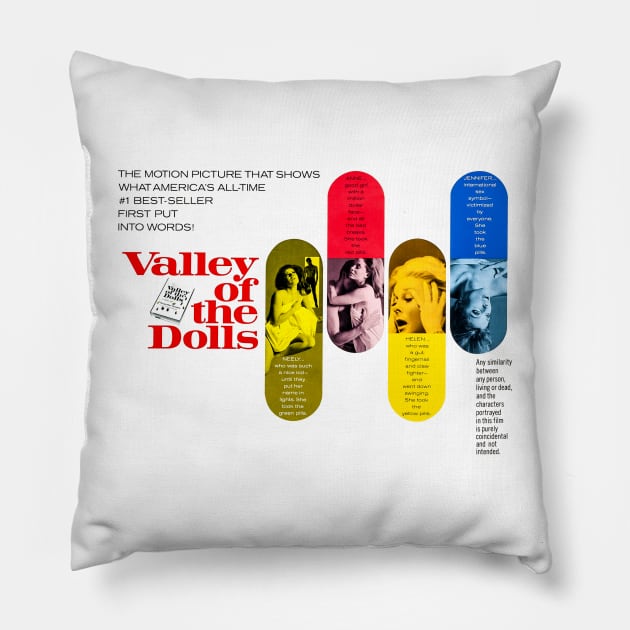 Valley of the Dolls Pillow by Scum & Villainy