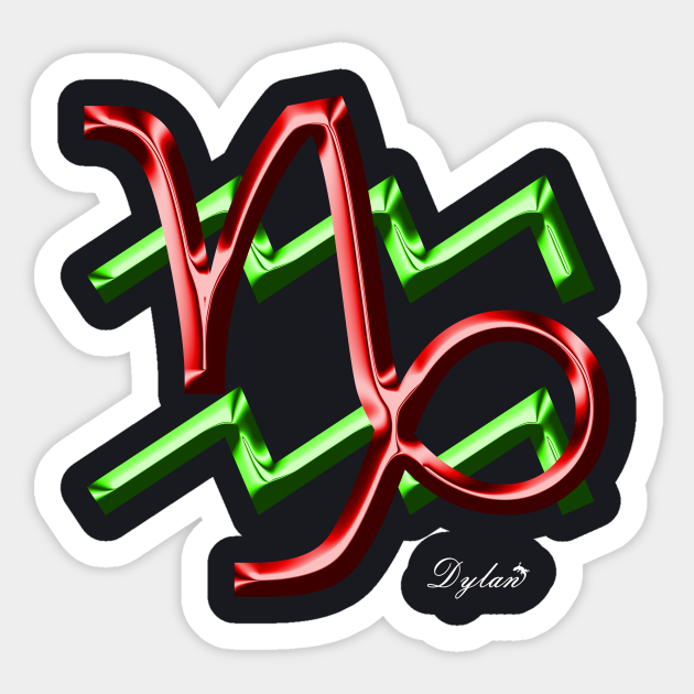 Capricorn Aquarius Cusp - Capricorn Aquarius - Sticker | TeePublic