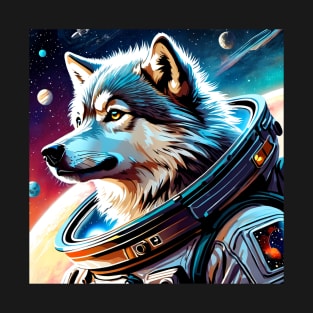 Wolf in Space T-Shirt