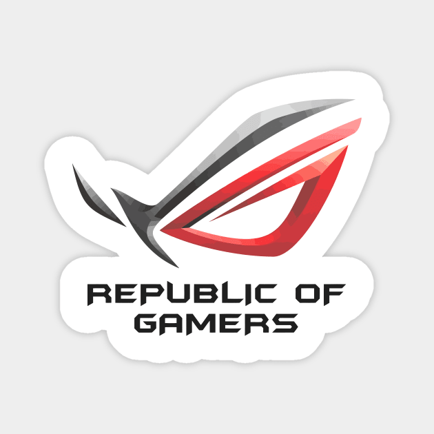 Rog Strix Republic Of Gamers Asus Magnet by darkARTprint