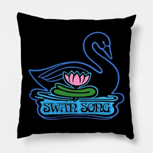 Swan Song Enterprises Logo Pillow