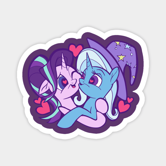 Starlight Glimmer and Trixie Magnet by SophieScruggs