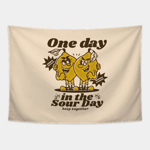 One day in the sour day Tapestry by adipra std