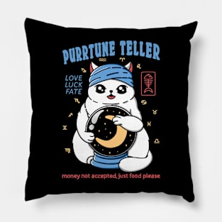 Cat Purrtune Teller Pillow