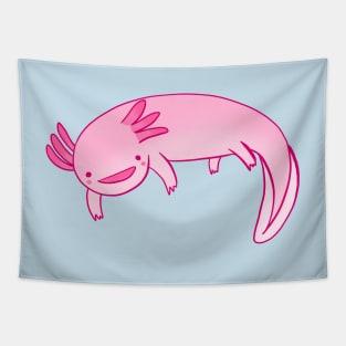 Cartoon axolotl Tapestry