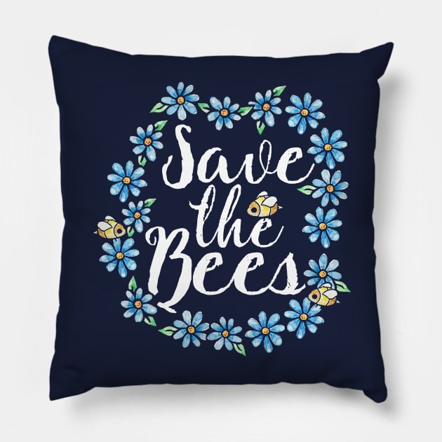 Save the BEES Pillow by bubbsnugg