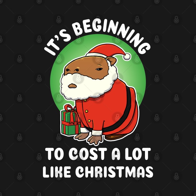 It's begining to cost a lot like Christmas Capybara Christmas by capydays