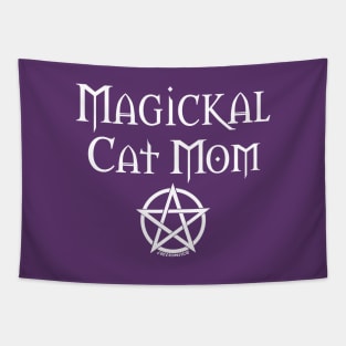 Magickal Cat Mom Wiccan Pagan Mother's Day Cheeky Witch® Tapestry