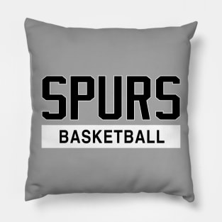 Spurs Basketball Pillow