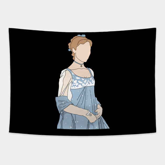 Men Women Daphne Bridgerton Cute Graphic Gift Tapestry by Virhayune