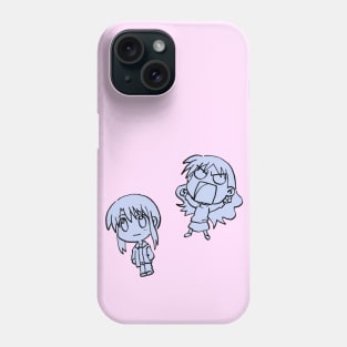 I draw chibi minamo and yukari sensei / azumanga daioh Phone Case