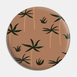 Palm Tree Pattern Pin