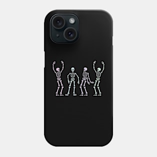 Pastel Goth Skeletons Phone Case