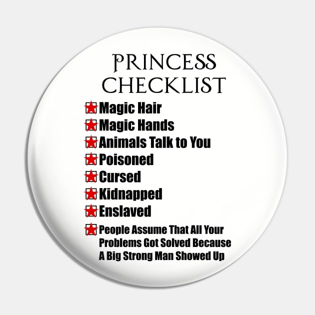 Princess Bucky Checklist Pin by Couplethatgeekstogether