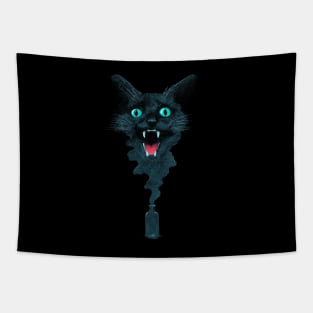 Black Cat Magic Tapestry