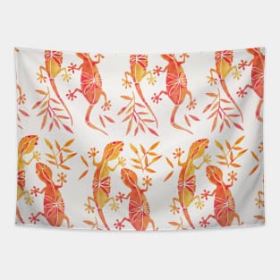 gecko fire Tapestry