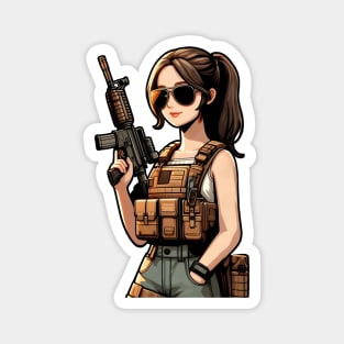 Tactical Girls' Frontline Magnet