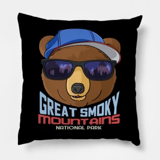 Great Smoky Mountains Bear Pillow